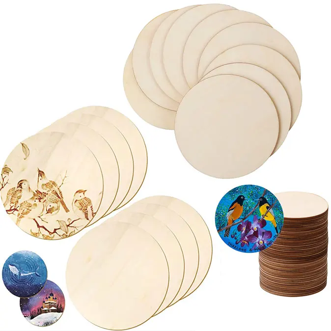 Oud Wood Chip - Diameter 1-10CM Natural Unfinished Round Wood