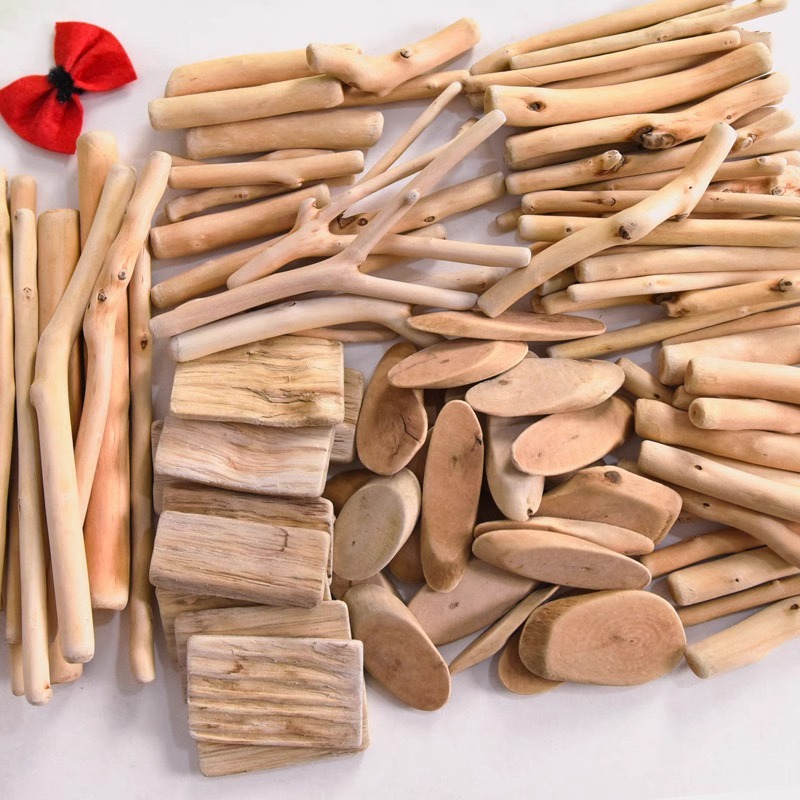 Oud Wood Chip - 250g Wooden Slice Driftwood Craft Pieces