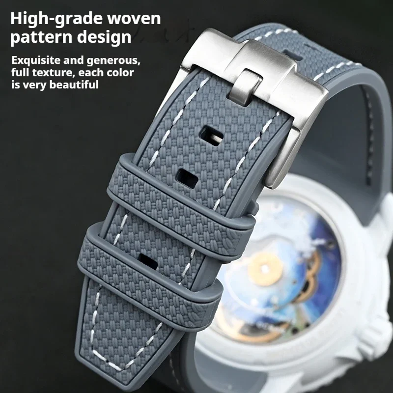 Fragance X - Liquid Silicone Strap Watch Band for