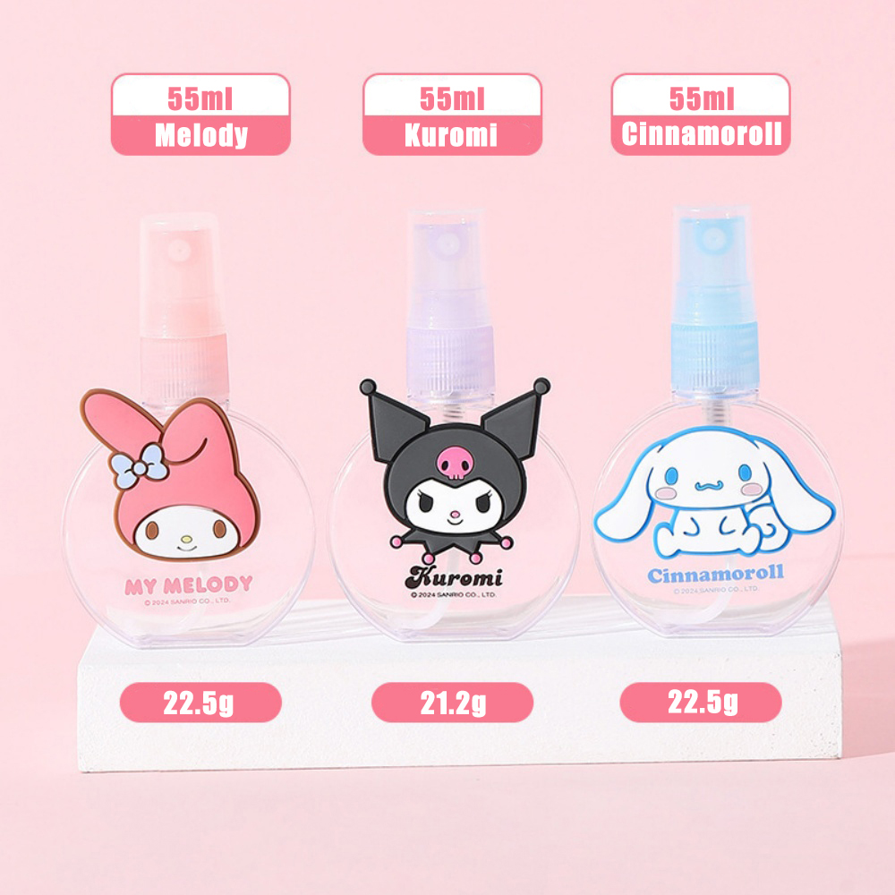 55/60/100ml Genuine Sanrio Pla - Perfume Travel Set ulasan dan harga
