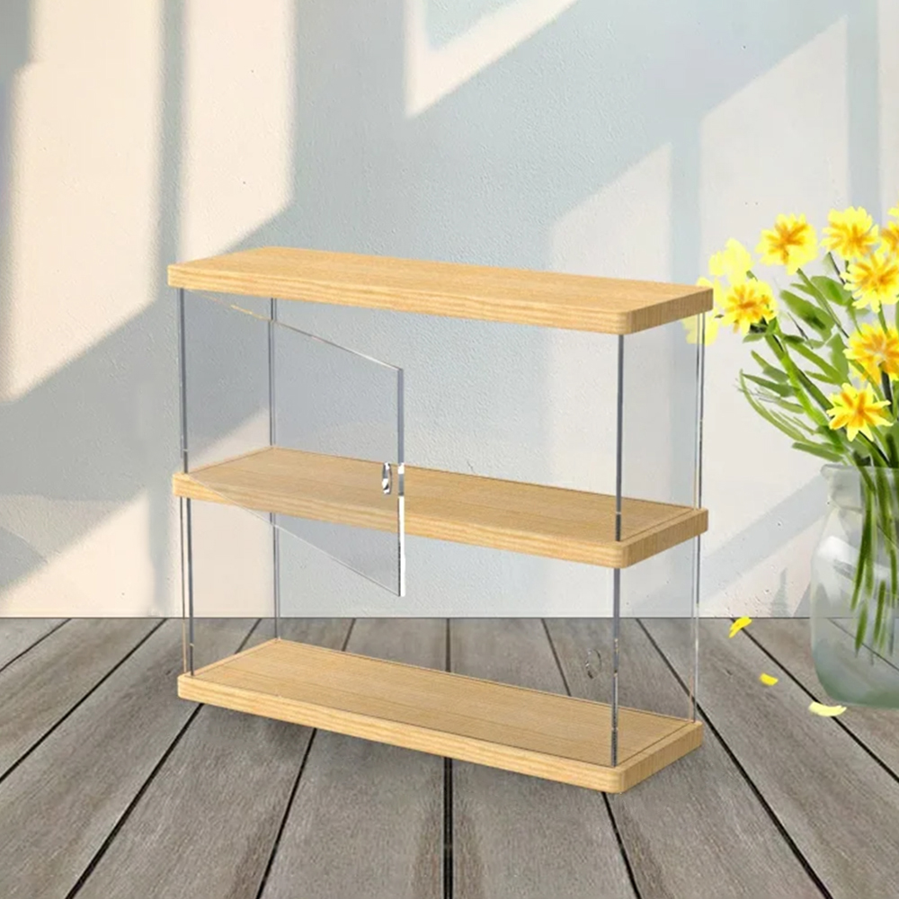 Acrylic Display Case Figurine  - Perfume Fragrance Holder ulasan dan harga