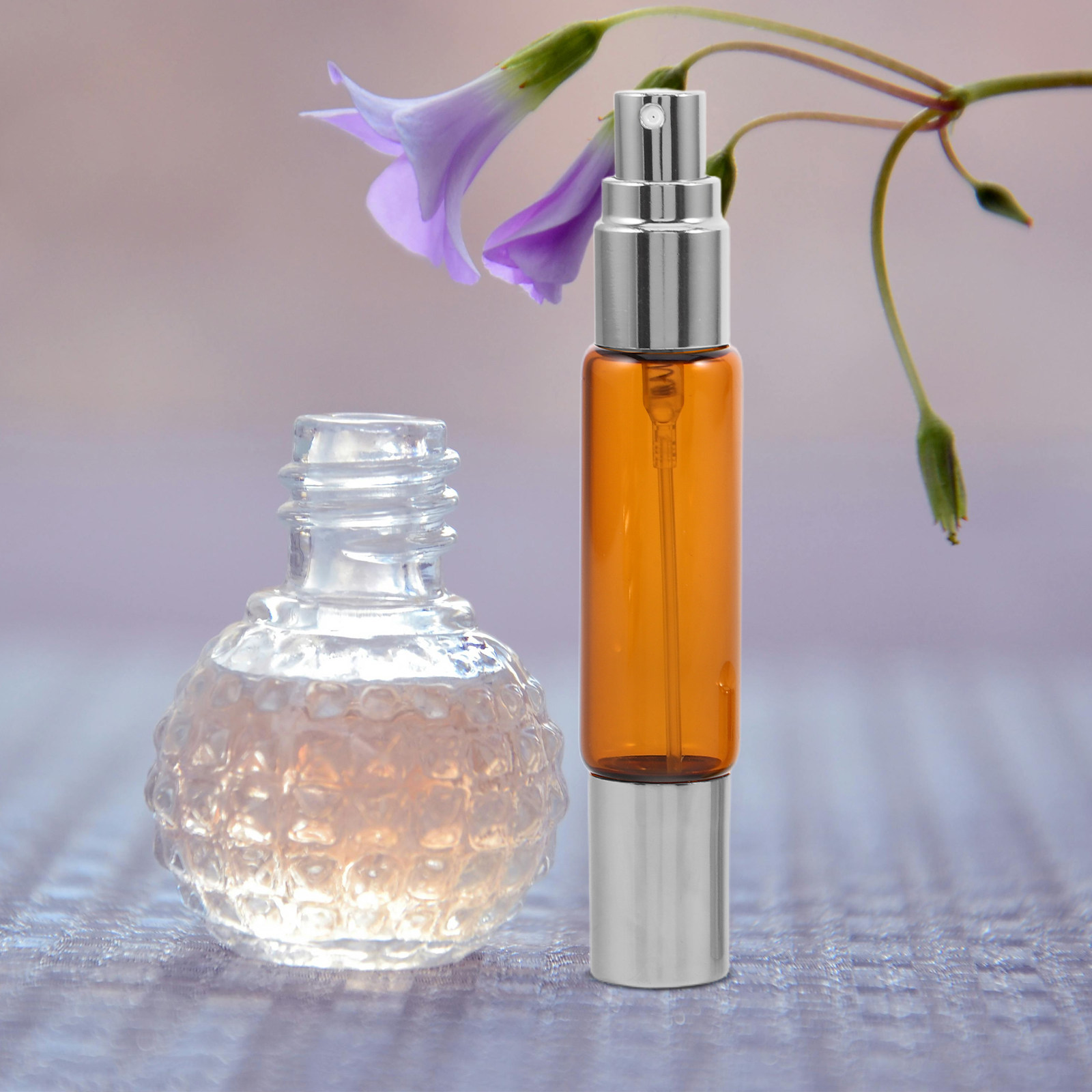 8Pcs Amber Glass Essential Oil - Perfume Travel Set ulasan dan harga