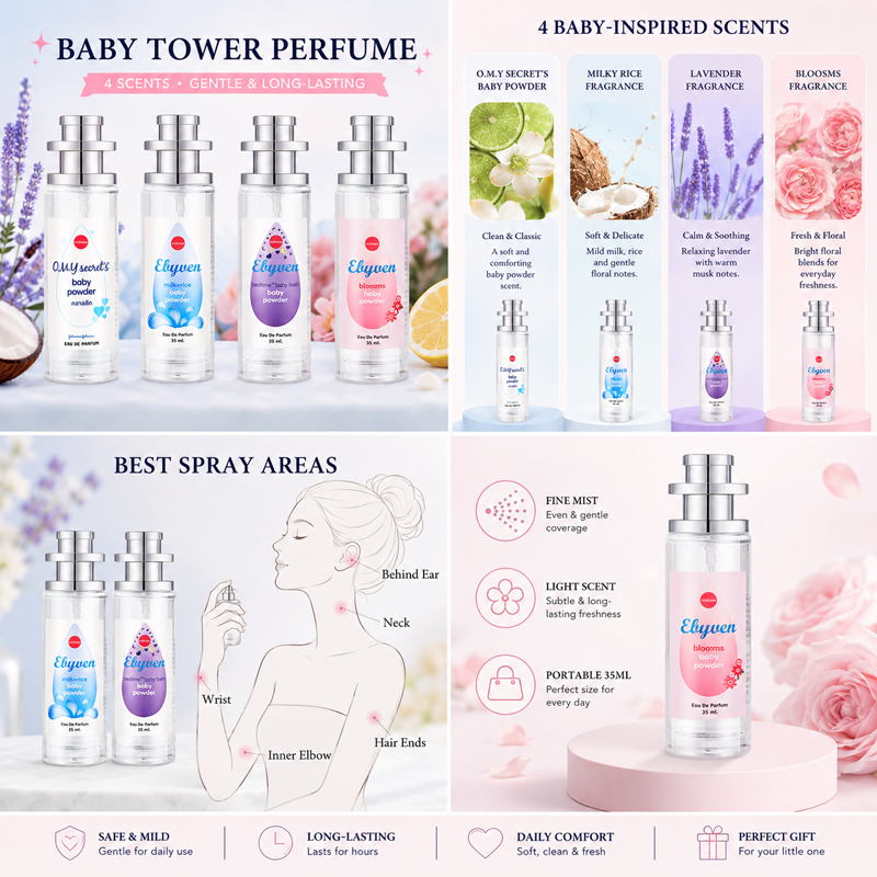 2pcs 35ml Baby Powder Perfume  - Perfume Travel Set ulasan dan harga