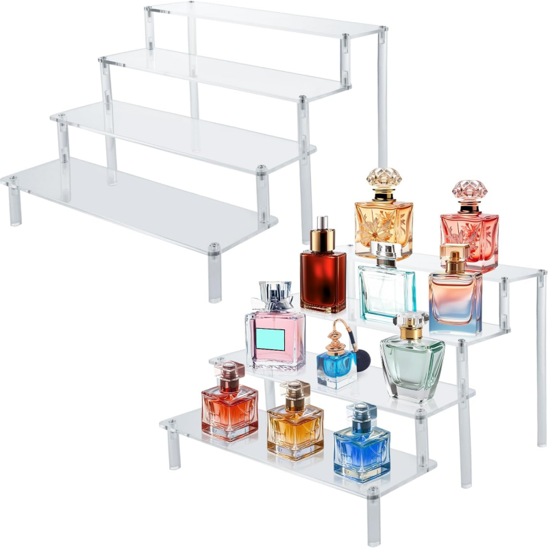 Large Acrylic Display Risers,  - Perfume Fragrance Holder ulasan dan harga
