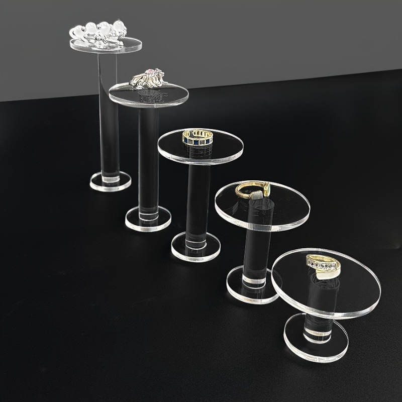 5pcs Transparent Acrylic Tiere - Perfume Fragrance Holder ulasan dan harga