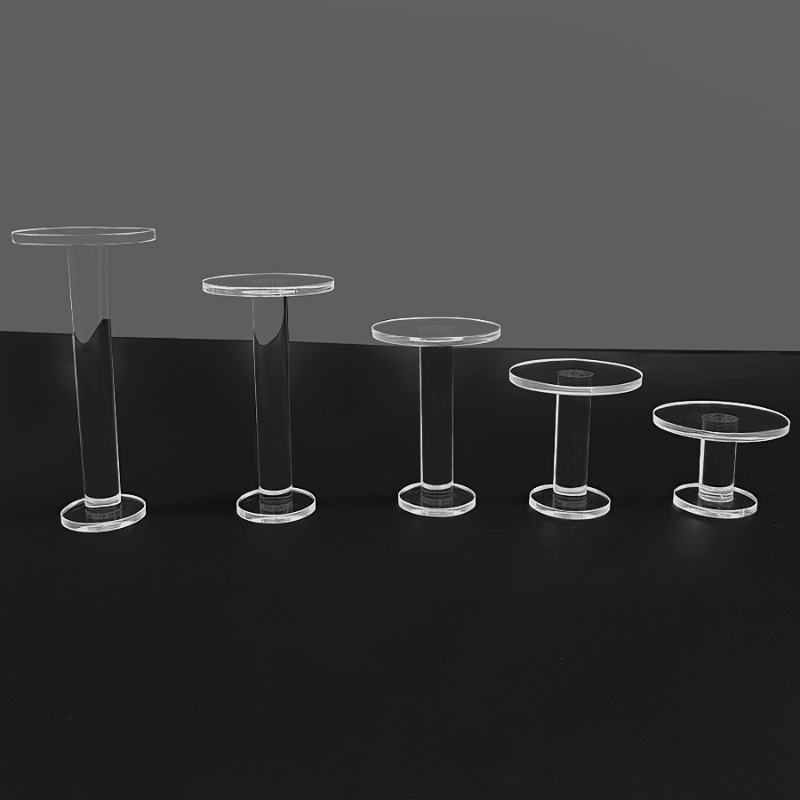 5pcs Transparent Acrylic Tiere - Perfume Fragrance Holder ulasan dan harga