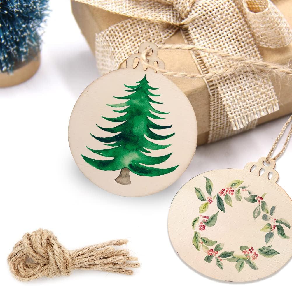 DIY Wooden Christmas Ball Deco - Oud Wood Chip ulasan dan harga