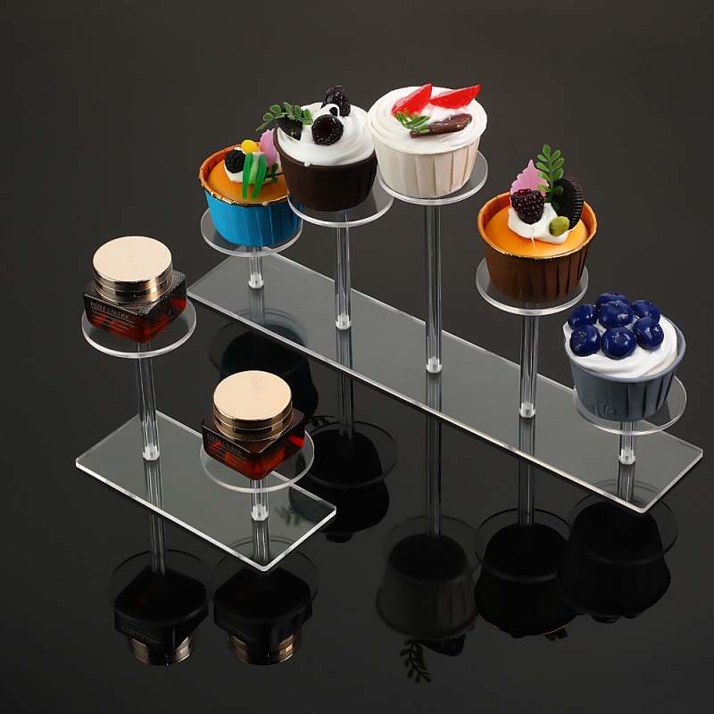 Cupcake Stand Acrylic Display  - Perfume Fragrance Holder ulasan dan harga