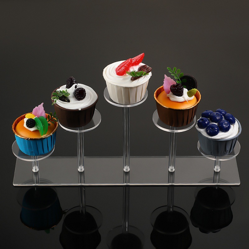 Cupcake Stand Acrylic Display  - Perfume Fragrance Holder ulasan dan harga