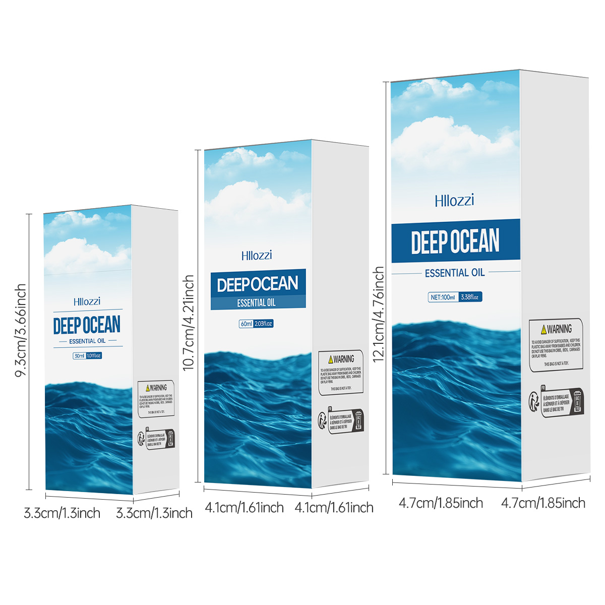 100ml/60ml/30ml Deep Sea Essen - Sandalwood Perfume Oil ulasan dan harga