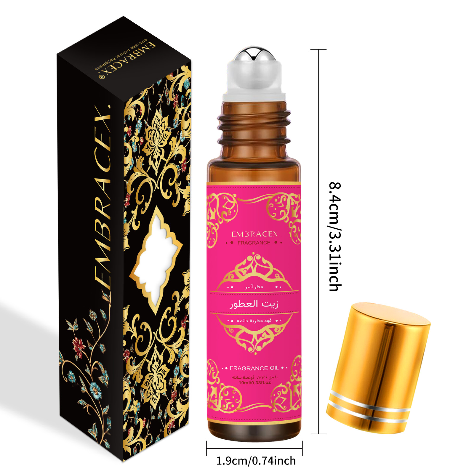 8PC/1PC 10ml Roller Essential  - Sandalwood Perfume Oil ulasan dan harga